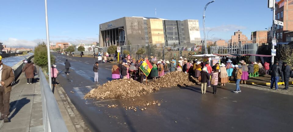 protesta en el Jacha Uta