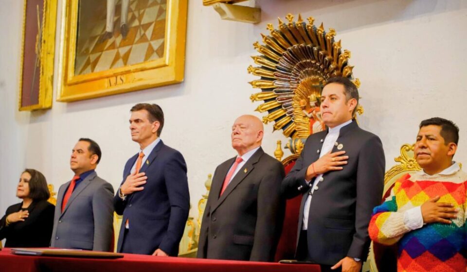 Rodrigo Paz y Edmand Lara