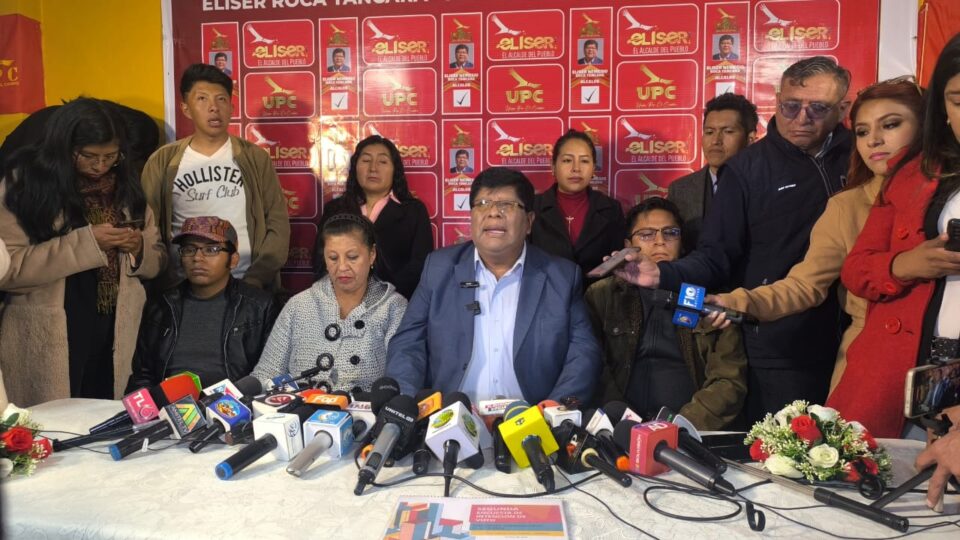 Eliser Roca alcalde de El Alto