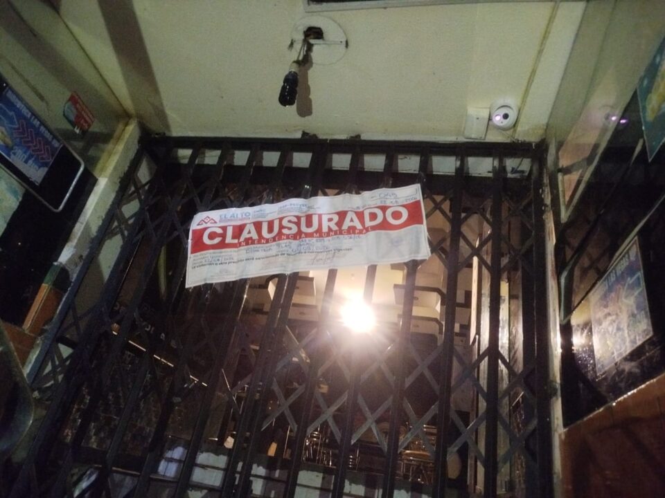 discoteca de la Ceja Clausurado