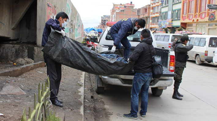 frio mató a dos personas en El Alto