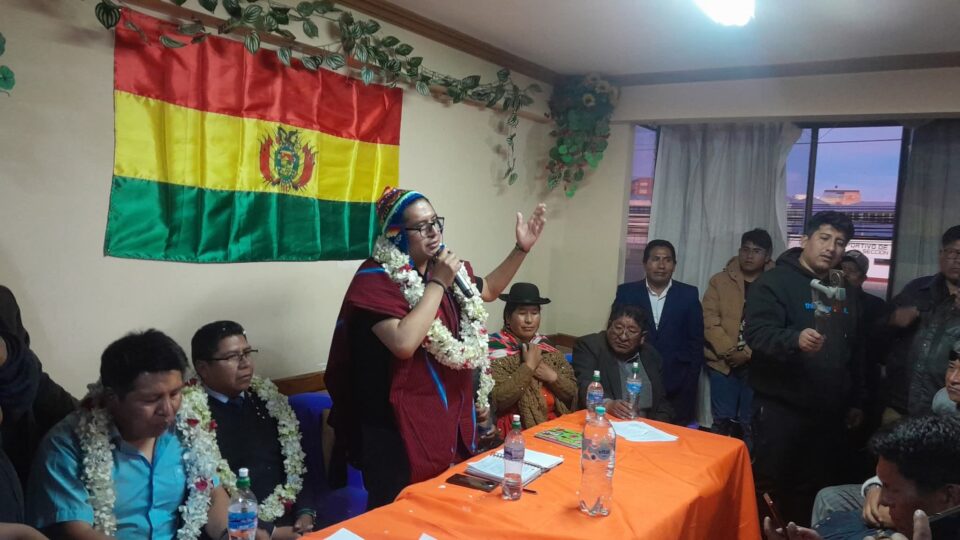 Gabriel Mamani proclamado candidato a alcalde de El Alto