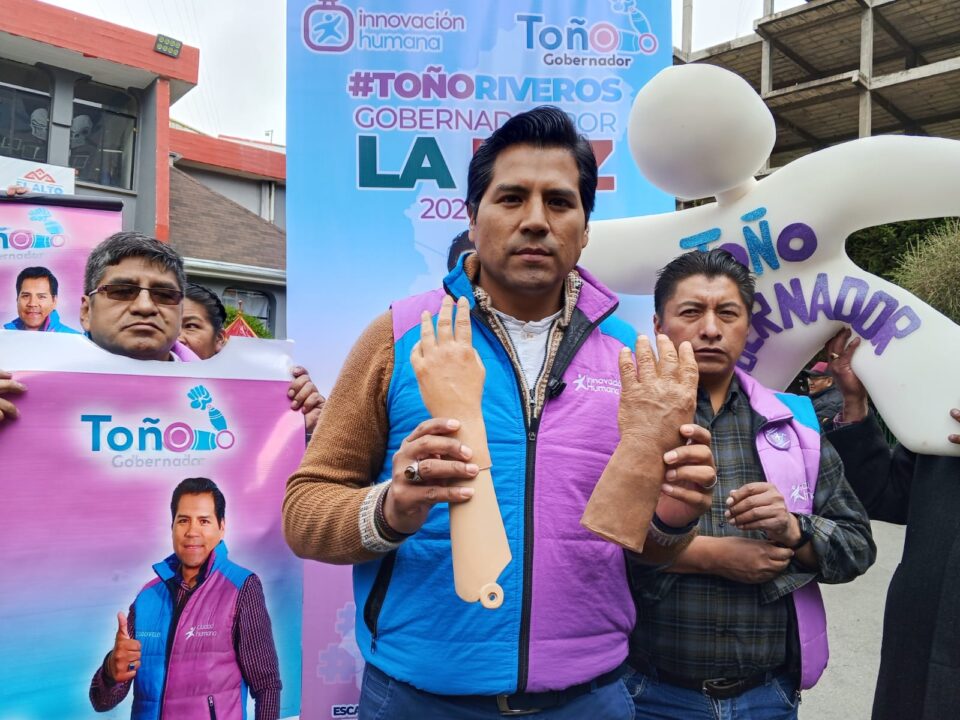 Antonio Rivero candidato a la Gobernación de La Paz