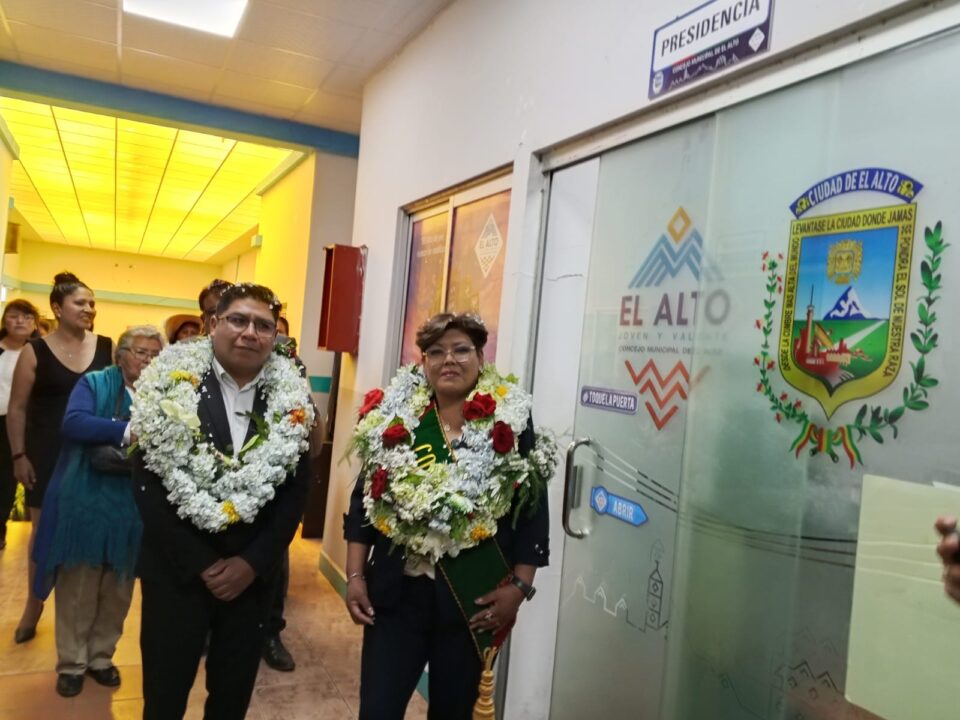 Omar Acarapi y Elizabeth Aguilar