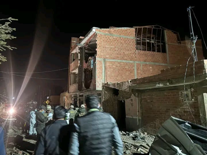 Viviendas destruidas en Viacha