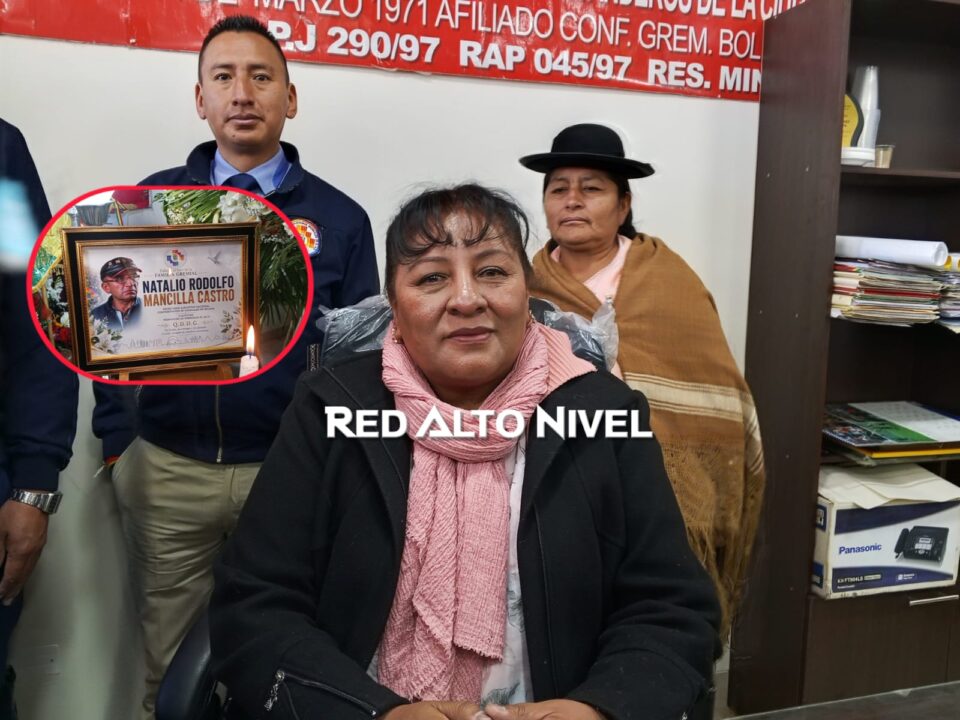 Julia Quispe, ejecutiva interina de gremiales El Alto